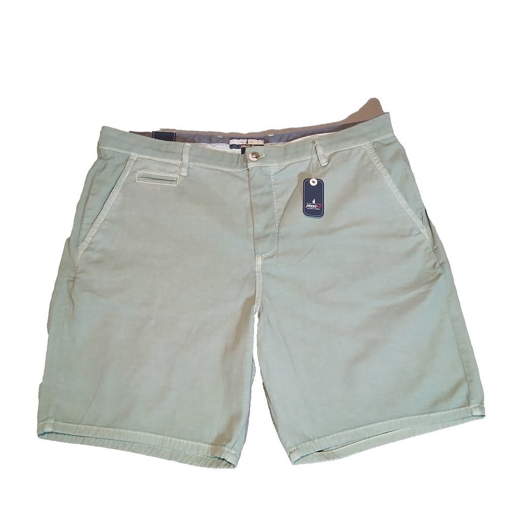 Johnnie-O Jupiters Stretch Cotton Performance Shorts Jungle Green NWT sz 38